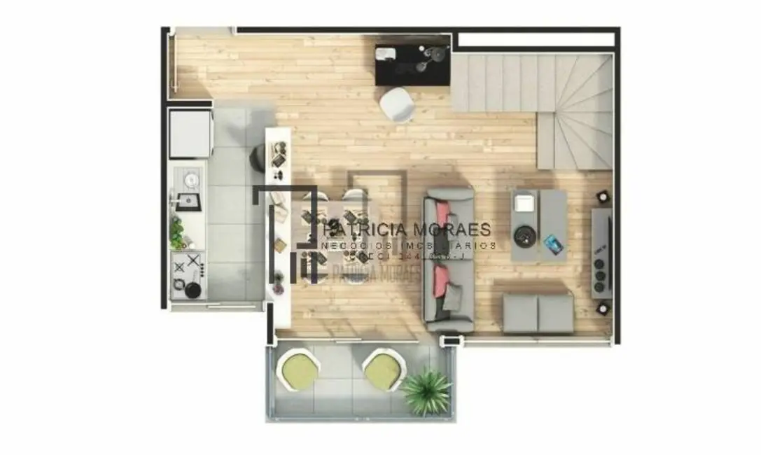 Foto 4 de Apartamento com 1 quarto à venda, 95m2 em Jardim Portal da Colina, Sorocaba - SP