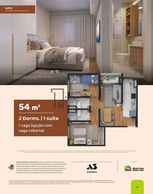 Apartamento com 2 quartos à venda, 48m2 em Parque Santa Isabel, Sorocaba - SP - imagem 9 Foto 9 de Apartamento com 2 quartos à venda, 48m2 em Parque Santa Isabel, Sorocaba - SP