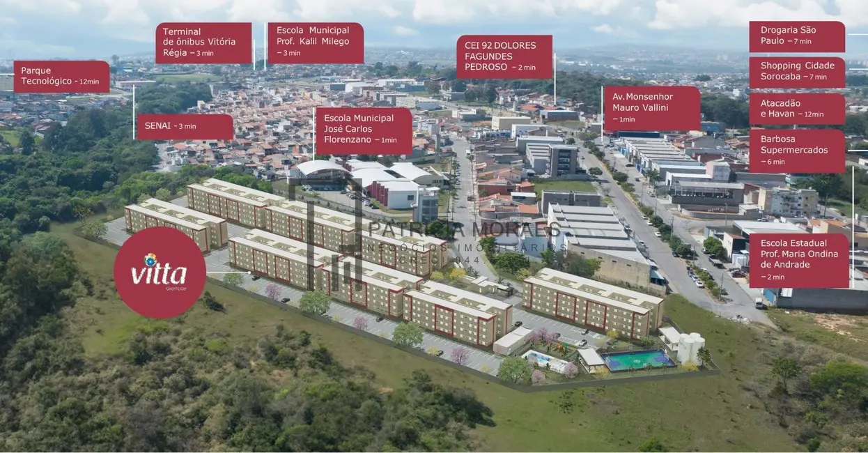 Apartamento com 2 quartos à venda, 42m2 em Jardim Santa Esmeralda, Sorocaba - SP - imagem 2 Foto 2 de Apartamento com 2 quartos à venda, 42m2 em Jardim Santa Esmeralda, Sorocaba - SP