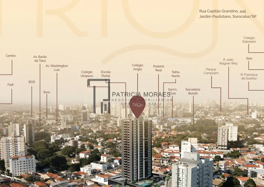 Foto 4 de Apartamento com 2 quartos à venda, 69m2 em Jardim Paulistano, Sorocaba - SP