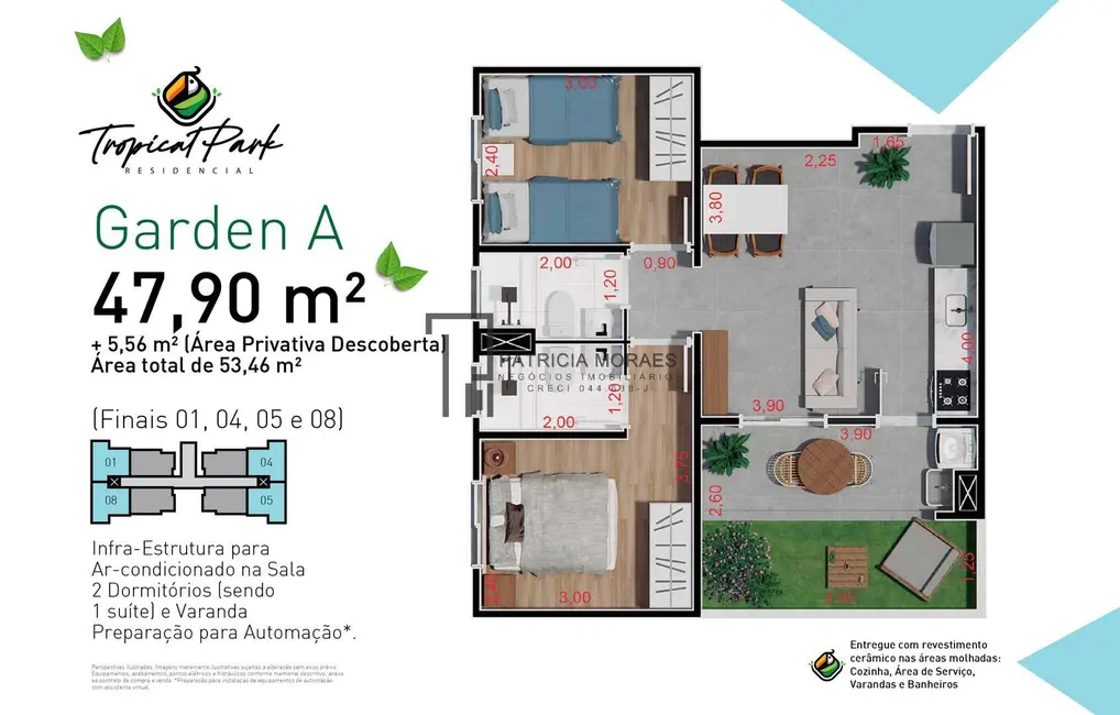 Apartamento com 3 quartos à venda, 87m2 em Jardim Novo Mundo, Sorocaba - SP - imagem 6 Foto 6 de Apartamento com 3 quartos à venda, 87m2 em Jardim Novo Mundo, Sorocaba - SP