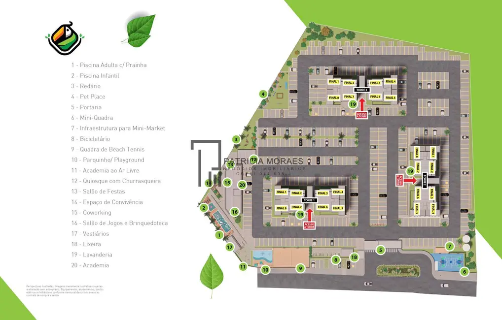 Apartamento com 3 quartos à venda, 87m2 em Jardim Novo Mundo, Sorocaba - SP - imagem 3 Foto 3 de Apartamento com 3 quartos à venda, 87m2 em Jardim Novo Mundo, Sorocaba - SP
