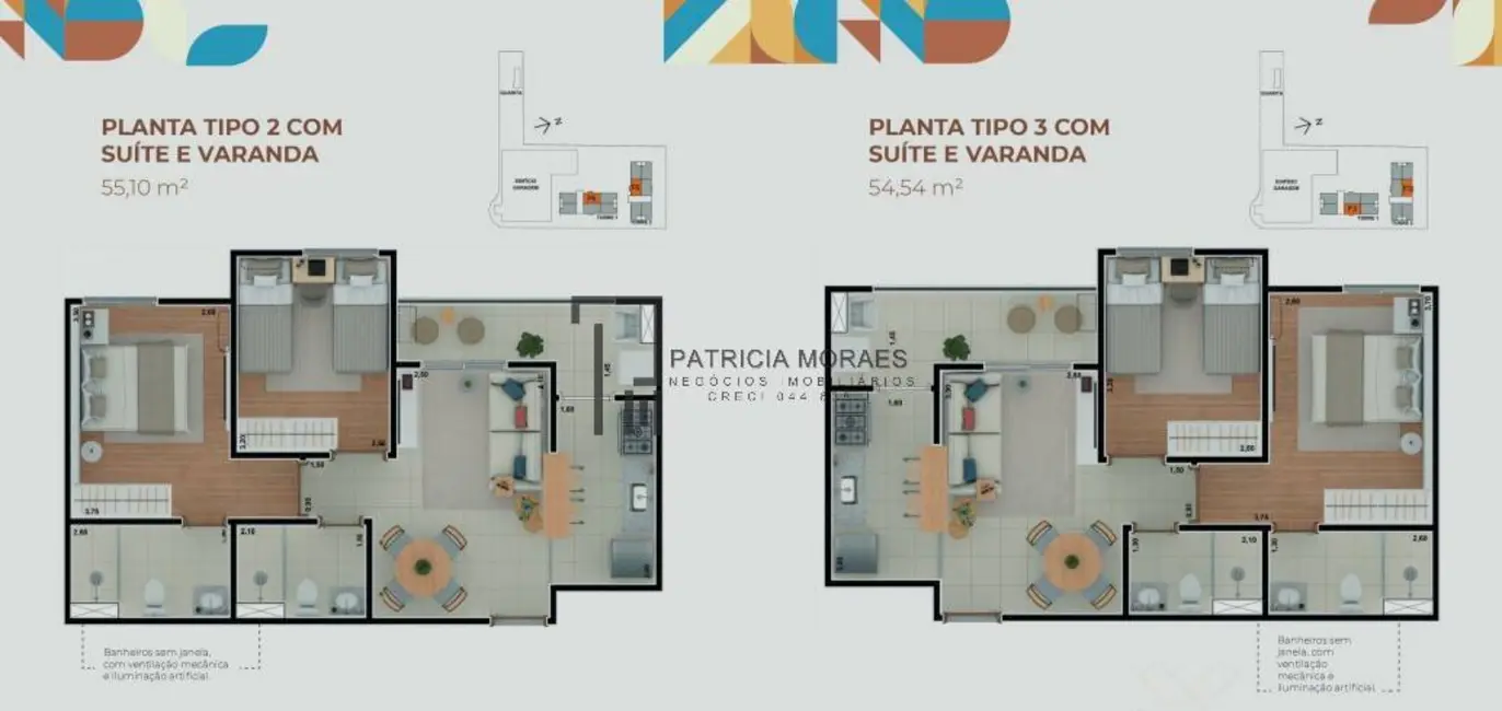 Foto 4 de Apartamento com 2 quartos à venda, 55m2 em Jardim Europa, Sorocaba - SP