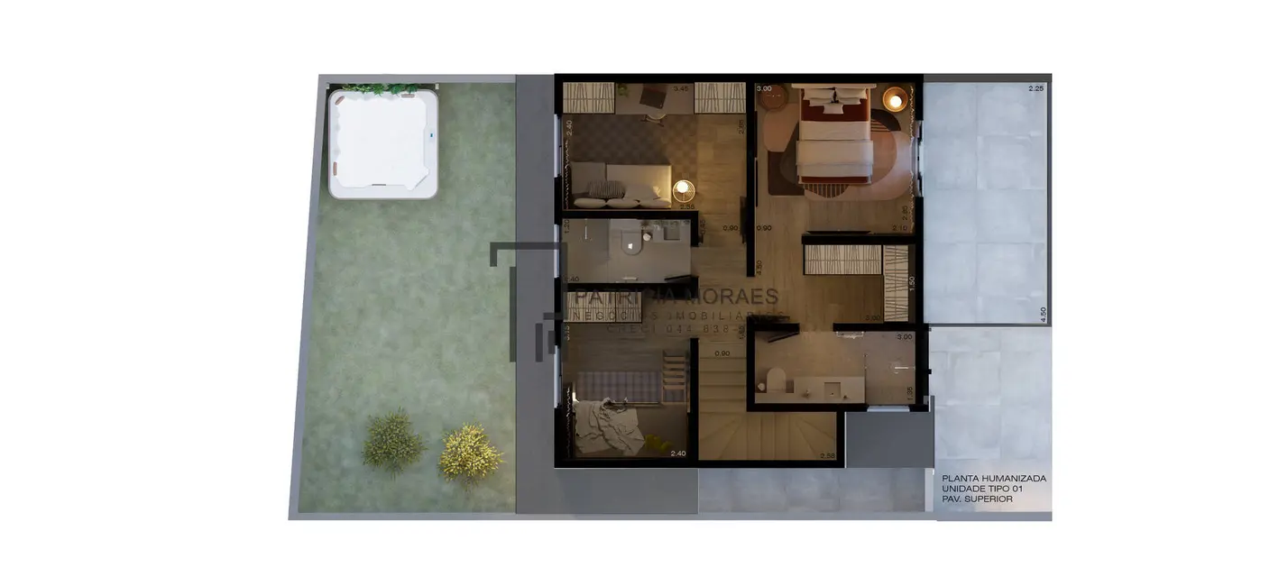 Casa de Condomínio com 3 quartos à venda, 114m2 em Chácaras Reunidas São Jorge, Sorocaba - SP - imagem 6 Foto 6 de Casa de Condomínio com 3 quartos à venda, 114m2 em Chácaras Reunidas São Jorge, Sorocaba - SP