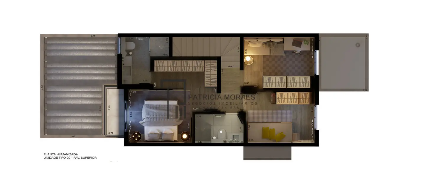 Casa de Condomínio com 3 quartos à venda, 114m2 em Chácaras Reunidas São Jorge, Sorocaba - SP - imagem 8 Foto 8 de Casa de Condomínio com 3 quartos à venda, 114m2 em Chácaras Reunidas São Jorge, Sorocaba - SP
