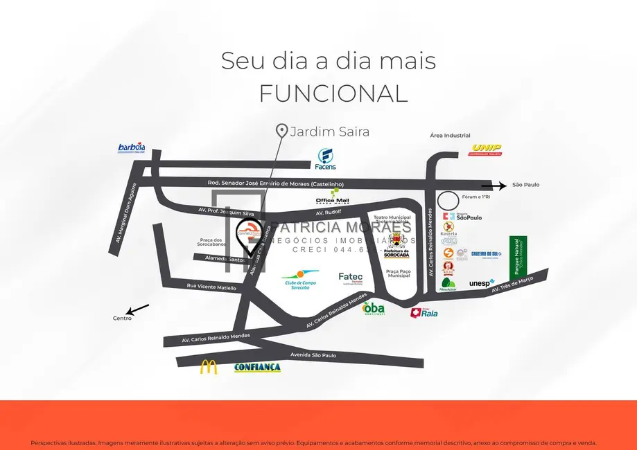 Foto 6 de Apartamento com 2 quartos à venda, 42m2 em Jardim Saira, Sorocaba - SP