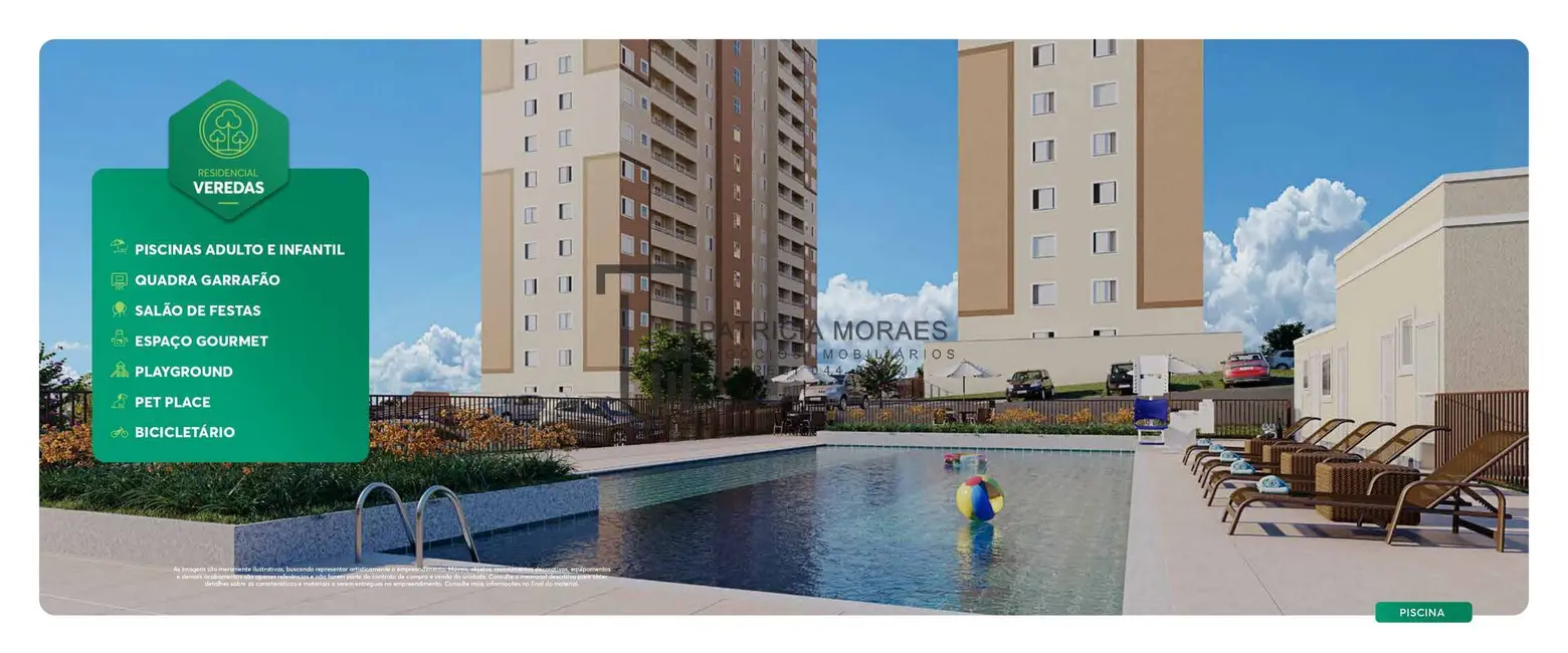 Foto 2 de Apartamento com 2 quartos à venda, 44m2 em Jardim Simus, Sorocaba - SP