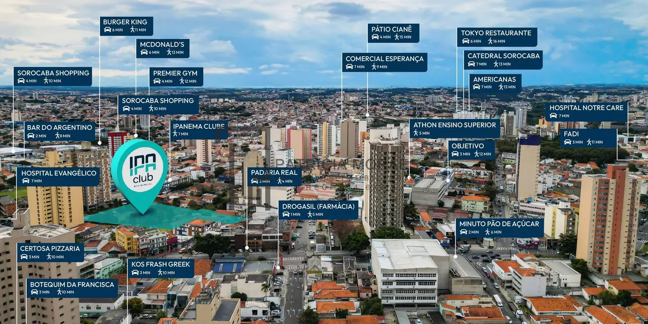 Foto 8 de Apartamento com 3 quartos à venda, 72m2 em Centro, Sorocaba - SP