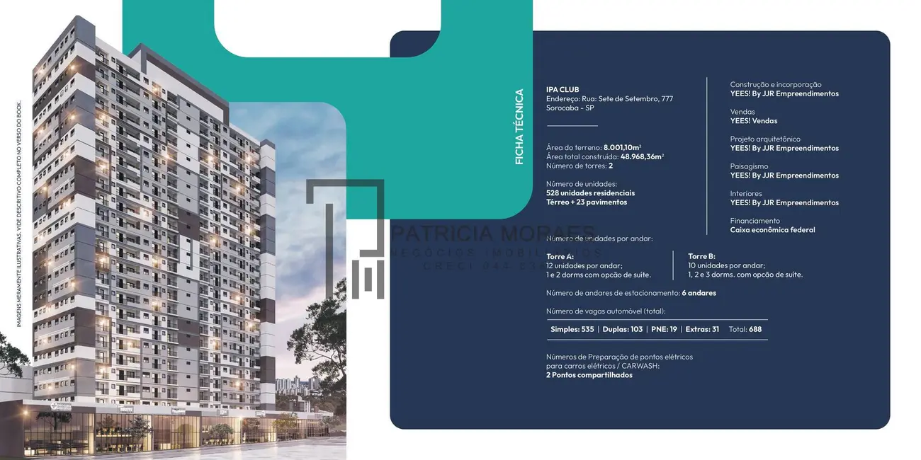 Foto 9 de Apartamento com 3 quartos à venda, 72m2 em Centro, Sorocaba - SP