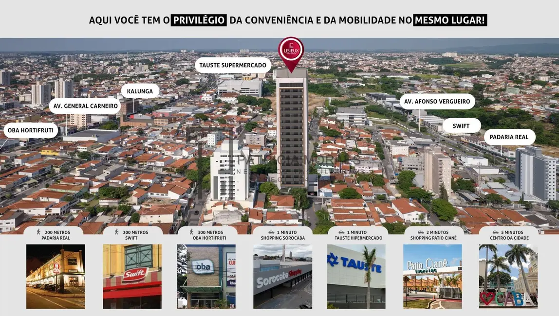 Foto 2 de Apartamento com 2 quartos à venda, 58m2 em Vila Lucy, Sorocaba - SP