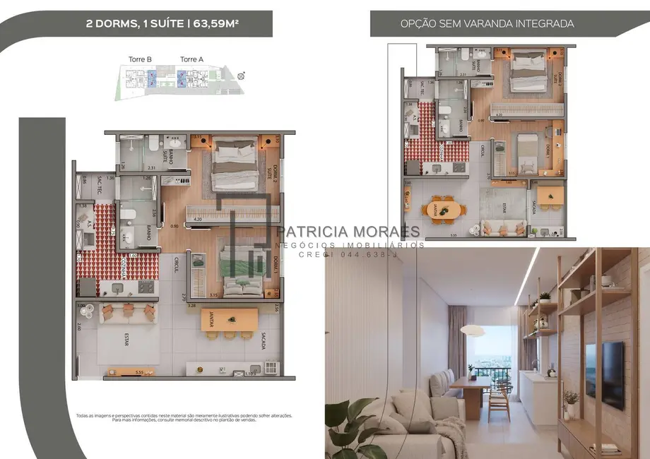 Apartamento com 2 quartos à venda, 108m2 em Além Ponte, Sorocaba - SP - imagem 7 Foto 7 de Apartamento com 2 quartos à venda, 108m2 em Além Ponte, Sorocaba - SP