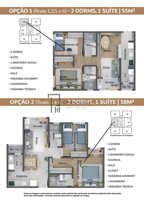 Apartamento com 2 quartos à venda, 55m2 em Jardim Santa Rosália, Sorocaba - SP - imagem 3 Foto 3 de Apartamento com 2 quartos à venda, 55m2 em Jardim Santa Rosália, Sorocaba - SP