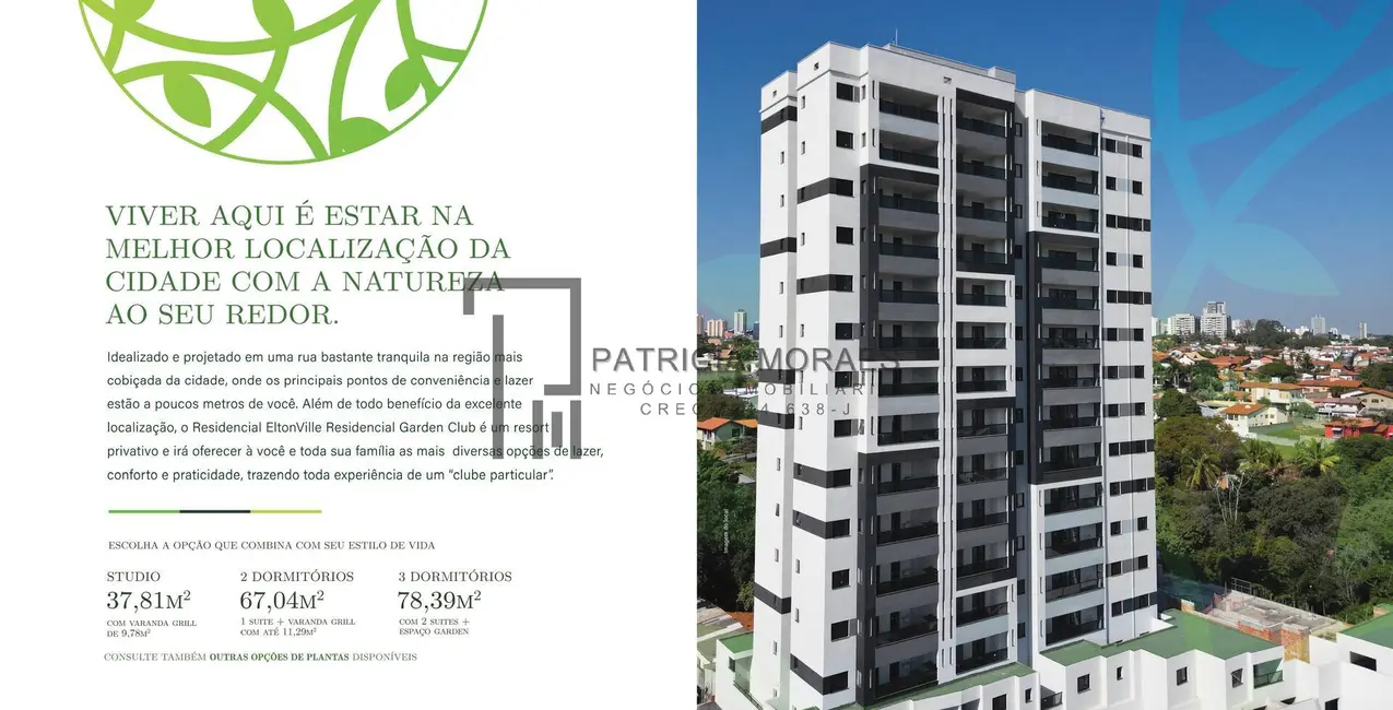 Foto 1 de Apartamento com 2 quartos à venda, 62m2 em Jardim América, Sorocaba - SP