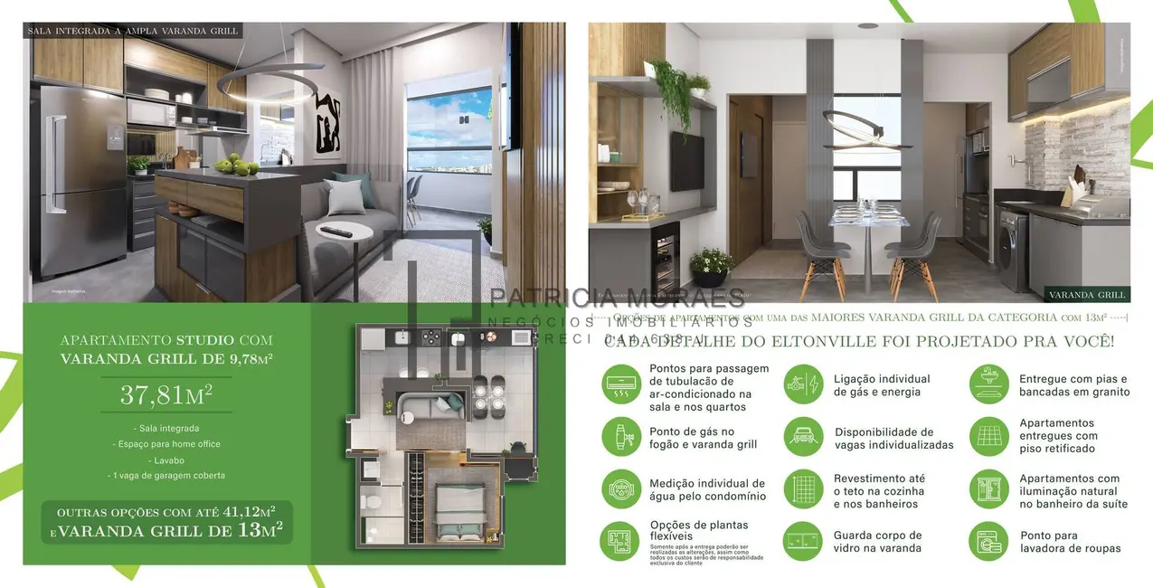 Foto 6 de Apartamento com 3 quartos à venda, 15m2 em Jardim América, Sorocaba - SP