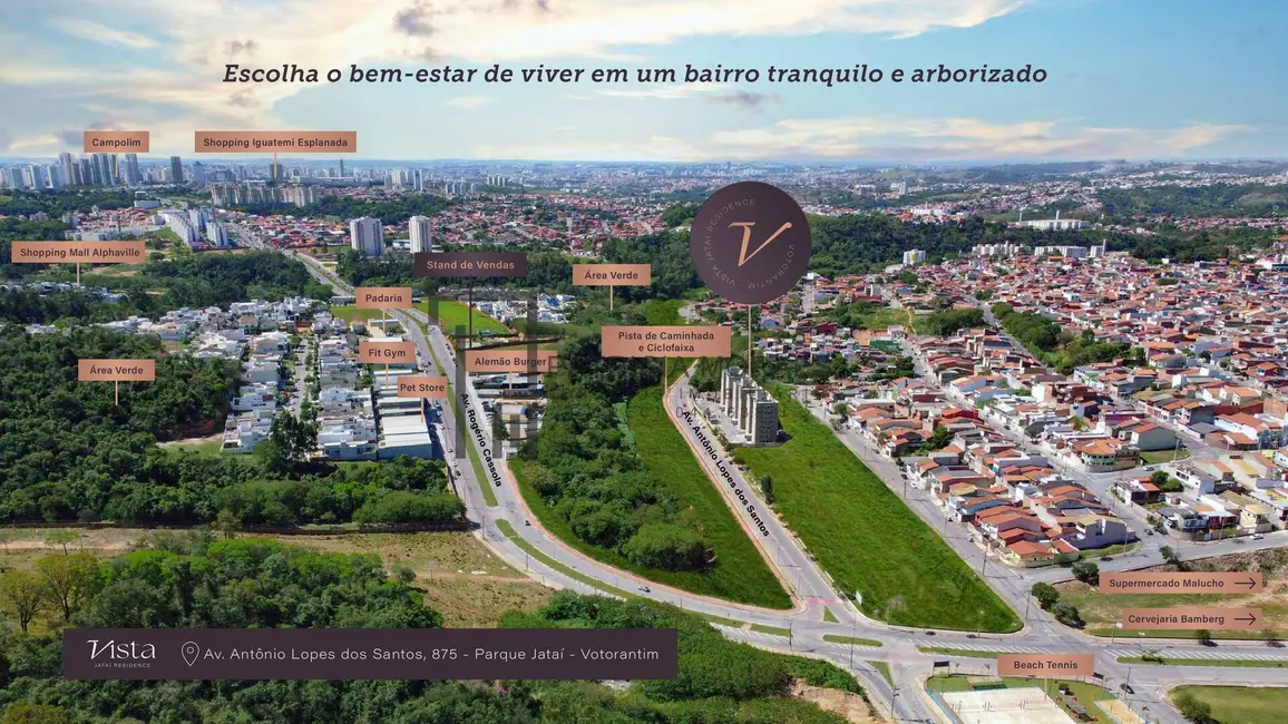 Foto 7 de Apartamento com 2 quartos à venda, 50m2 em Parque Santos Dumont, Votorantim - SP