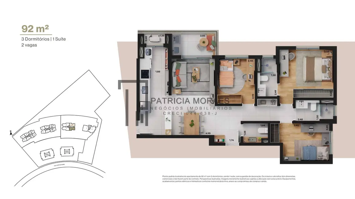 Foto 8 de Apartamento com 4 quartos à venda, 161m2 em Jardim do Paço, Sorocaba - SP