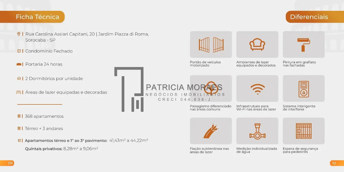 Foto 4 de Apartamento com 2 quartos à venda, 41m2 em Jardim Piazza di Roma, Sorocaba - SP