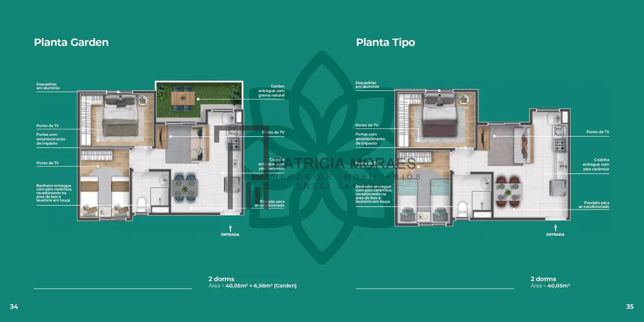 Apartamento com 2 quartos à venda, 40m2 em Éden, Sorocaba - SP - imagem 4 Foto 4 de Apartamento com 2 quartos à venda, 40m2 em Éden, Sorocaba - SP