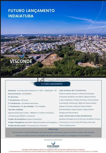 Foto 4 de Apartamento com 3 quartos à venda, 112m2 em Jardim Cidade Jardim, Indaiatuba - SP