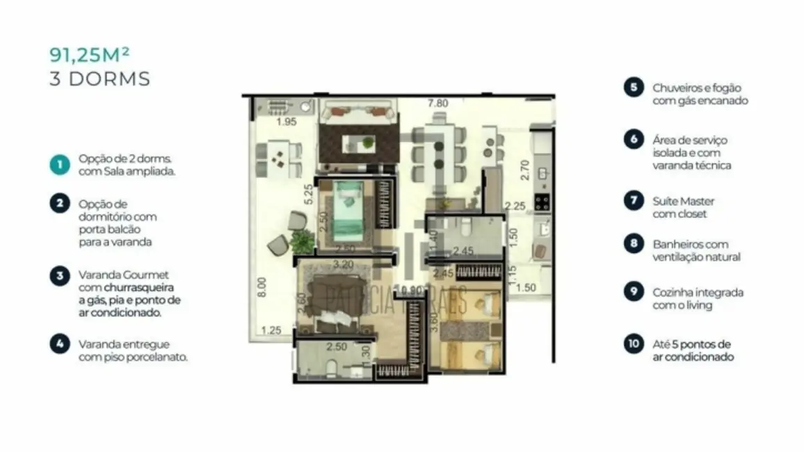 Apartamento com 3 quartos à venda, 91m2 em Parque Campolim, Sorocaba - SP - imagem 3 Foto 3 de Apartamento com 3 quartos à venda, 91m2 em Parque Campolim, Sorocaba - SP