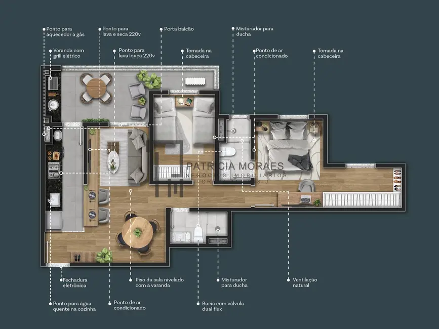 Apartamento com 2 quartos à venda, 74m2 em Jardim São Carlos, Sorocaba - SP - imagem 5 Foto 5 de Apartamento com 2 quartos à venda, 74m2 em Jardim São Carlos, Sorocaba - SP