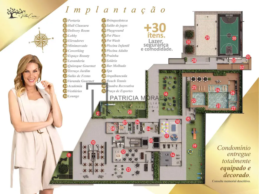 Foto 4 de Apartamento com 4 quartos à venda, 184m2 em Sorocaba - SP