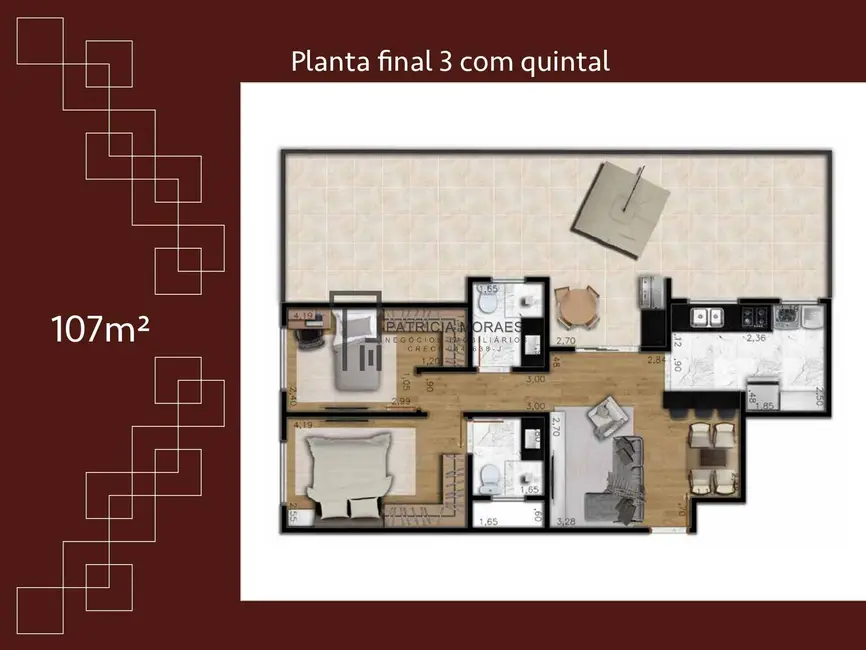 Foto 2 de Apartamento com 2 quartos à venda, 107m2 em Jardim Saira, Sorocaba - SP