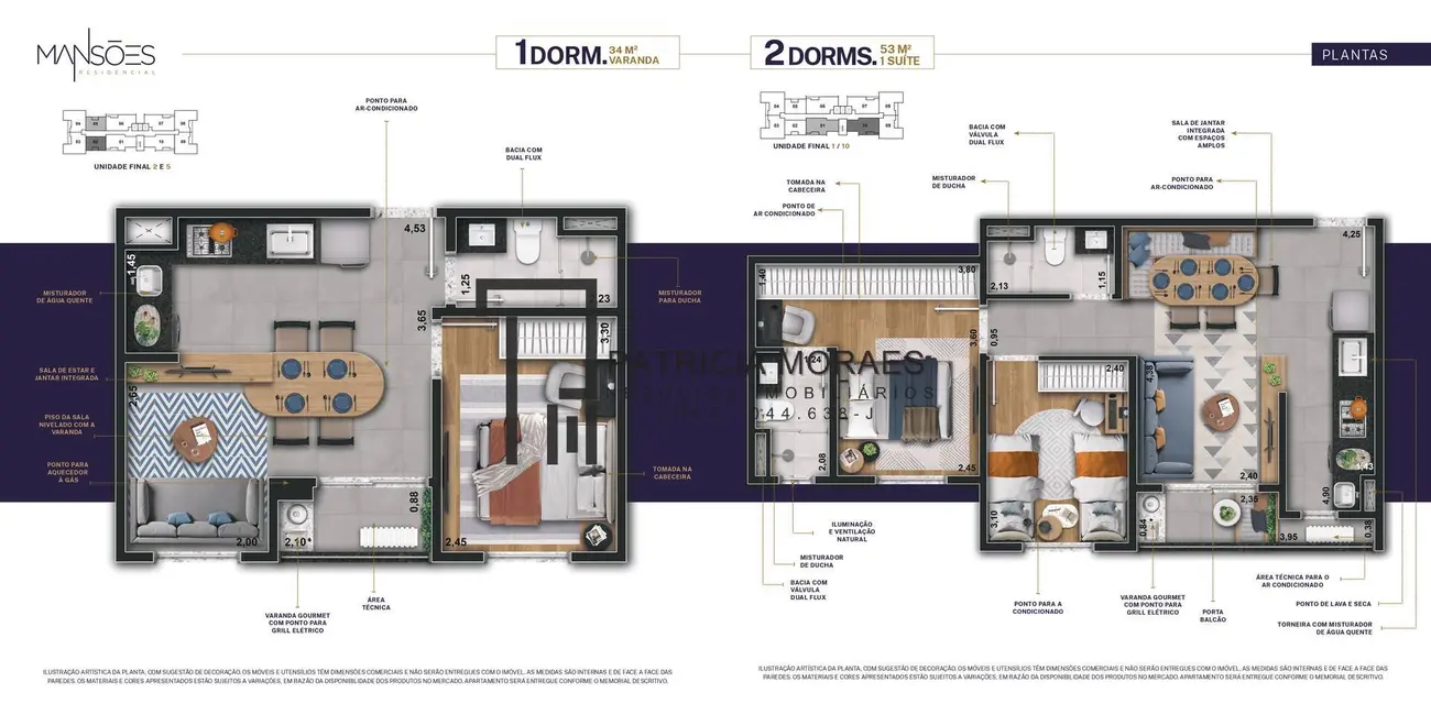 Foto 7 de Apartamento com 2 quartos à venda, 53m2 em Parque Rural Fazenda Santa Cândida, Campinas - SP