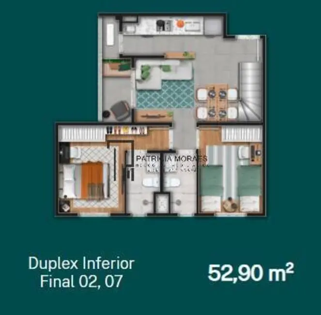 Foto 4 de Apartamento com 2 quartos à venda, 156m2 em Jardim Nossa Senhora Auxiliadora, Campinas - SP