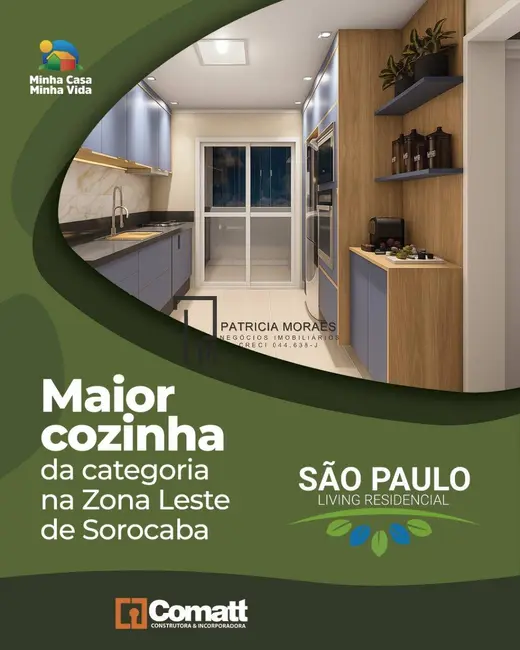 Foto 4 de Apartamento com 2 quartos à venda, 51m2 em Vila Haro, Sorocaba - SP