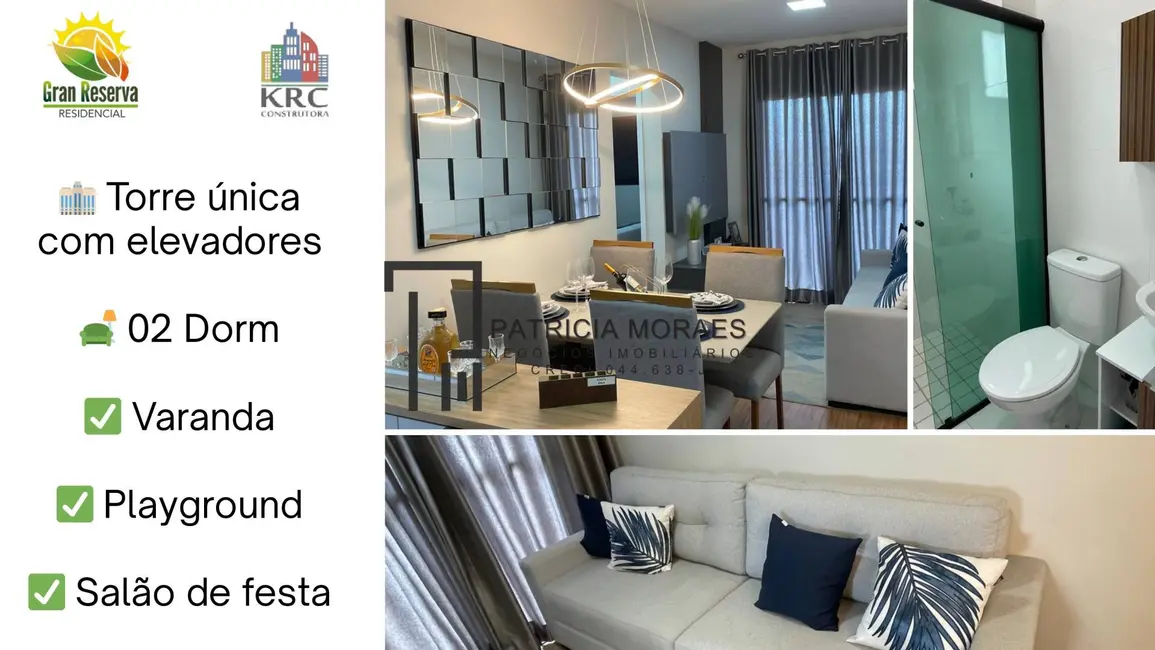 Foto 4 de Apartamento com 2 quartos à venda, 50m2 em Quintais do Imperador, Sorocaba - SP