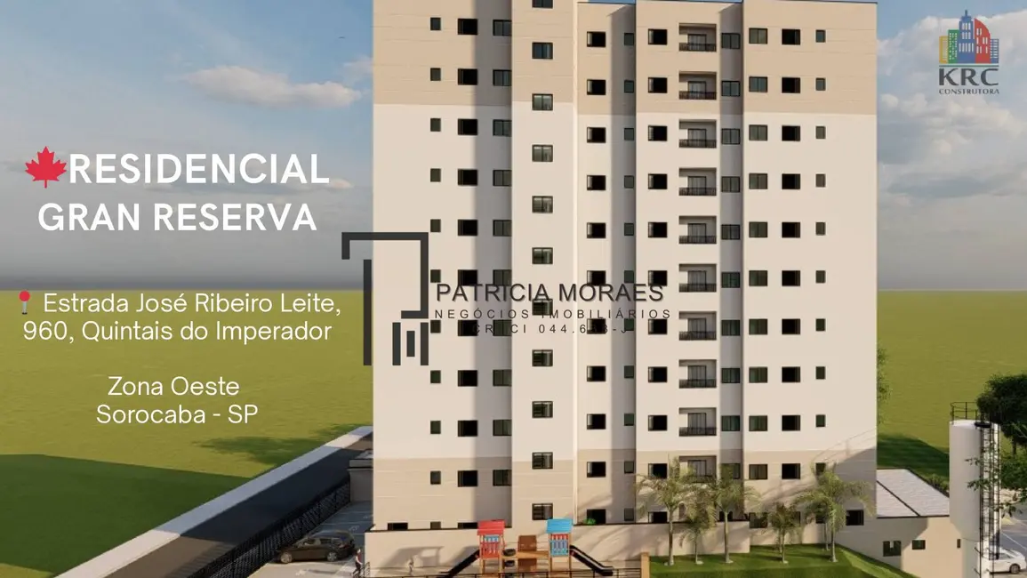 Foto 3 de Apartamento com 2 quartos à venda, 50m2 em Quintais do Imperador, Sorocaba - SP