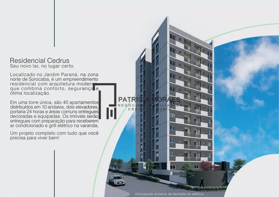 Foto 1 de Apartamento com 2 quartos à venda, 53m2 em Jardim Paraná, Sorocaba - SP