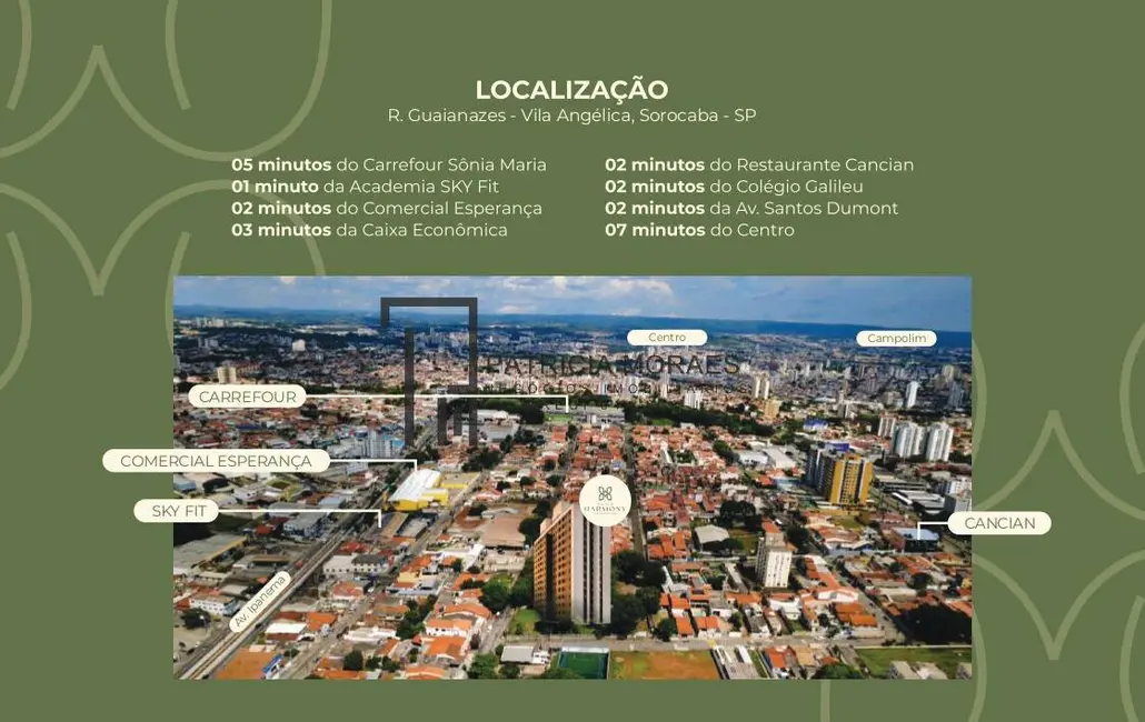 Foto 9 de Apartamento com 2 quartos à venda, 56m2 em Jardim Ana Maria, Sorocaba - SP