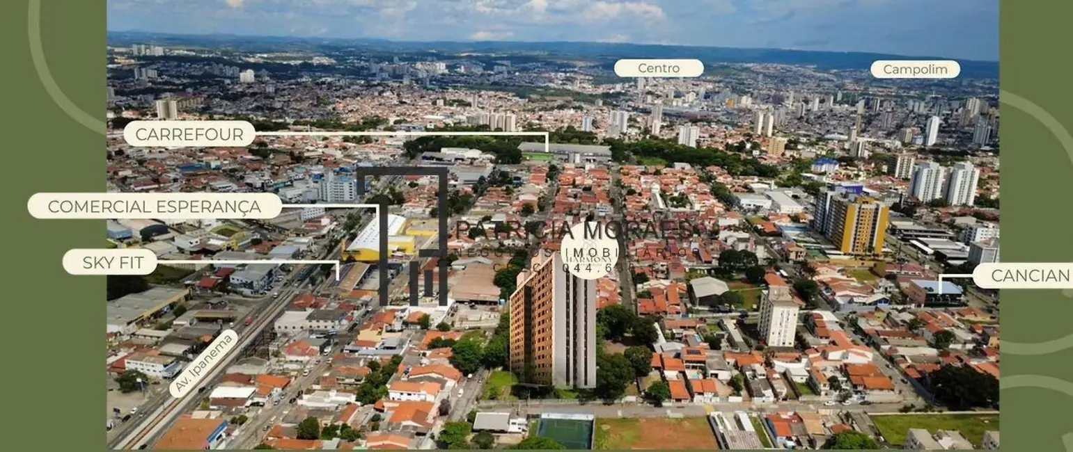 Foto 4 de Apartamento com 3 quartos à venda e para alugar, 69m2 em Jardim Ana Maria, Sorocaba - SP