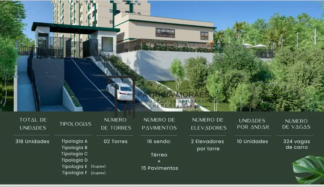 Foto 3 de Apartamento com 2 quartos à venda e para alugar, 47m2 em Itapeva, Votorantim - SP