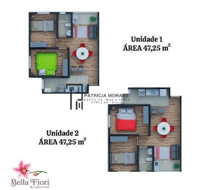 Apartamento com 2 quartos à venda, 51m2 em Vila Fiori, Sorocaba - SP - imagem 9 Foto 9 de Apartamento com 2 quartos à venda, 51m2 em Vila Fiori, Sorocaba - SP