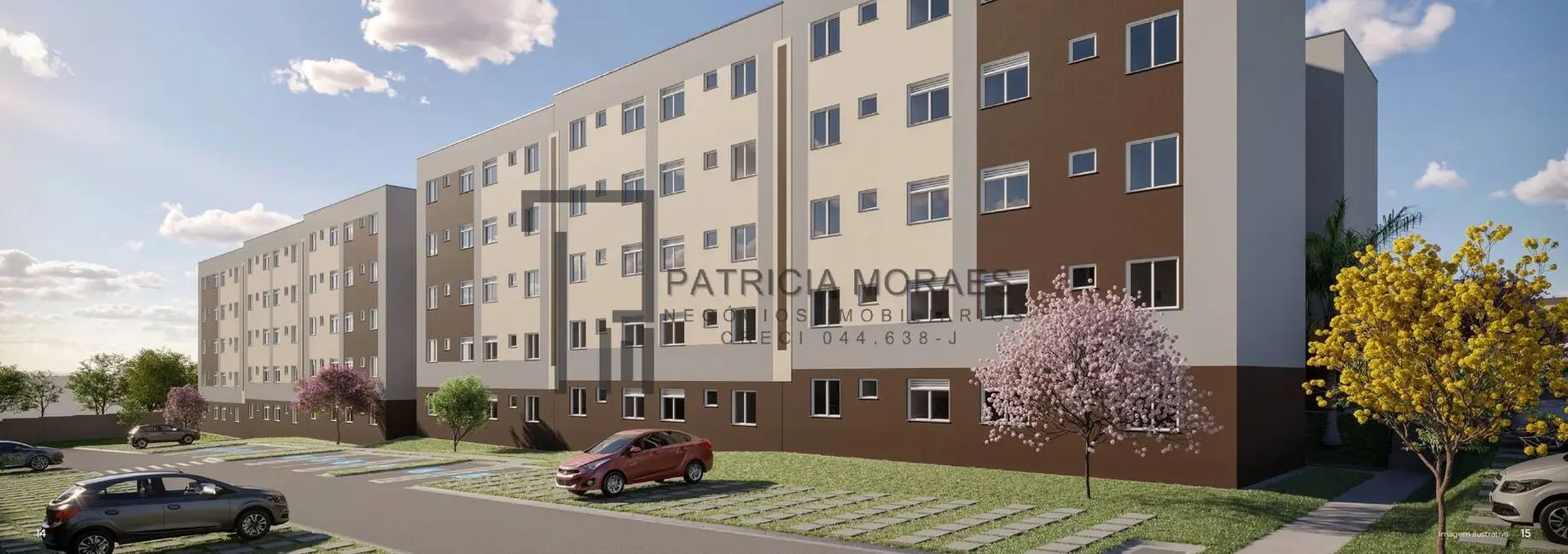 Foto 1 de Apartamento com 2 quartos à venda, 56m2 em Loteamento Dinorá Rosa, Sorocaba - SP