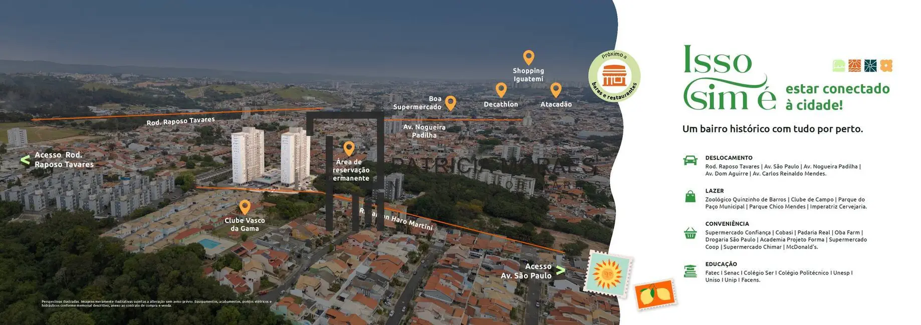 Foto 3 de Apartamento com 2 quartos à venda, 55m2 em Jardim Residencial Horizontes de Sorocaba, Sorocaba - SP