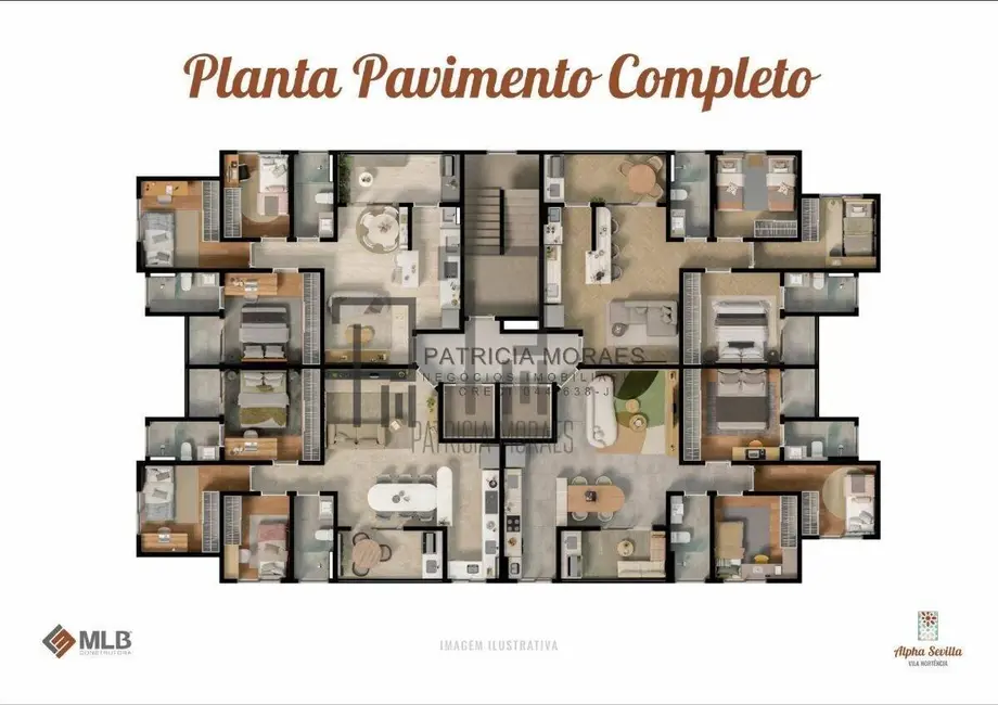 Foto 7 de Apartamento com 3 quartos à venda, 76m2 em Vila Colorau, Sorocaba - SP