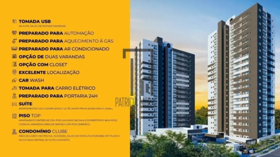 Foto 4 de Apartamento com 2 quartos à venda, 61m2 em Jardim São Carlos, Sorocaba - SP