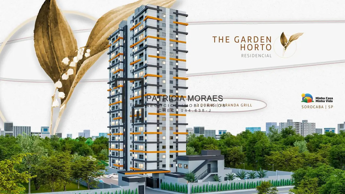Foto 1 de Apartamento com 2 quartos à venda, 41m2 em Caguassu, Sorocaba - SP