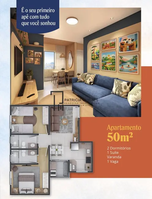 Foto 3 de Apartamento com 2 quartos à venda, 46m2 em Boa Vista, Sorocaba - SP