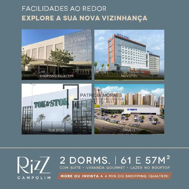 Apartamento com 2 quartos à venda, 61m2 em Parque Campolim, Sorocaba - SP - imagem 4 Foto 4 de Apartamento com 2 quartos à venda, 61m2 em Parque Campolim, Sorocaba - SP