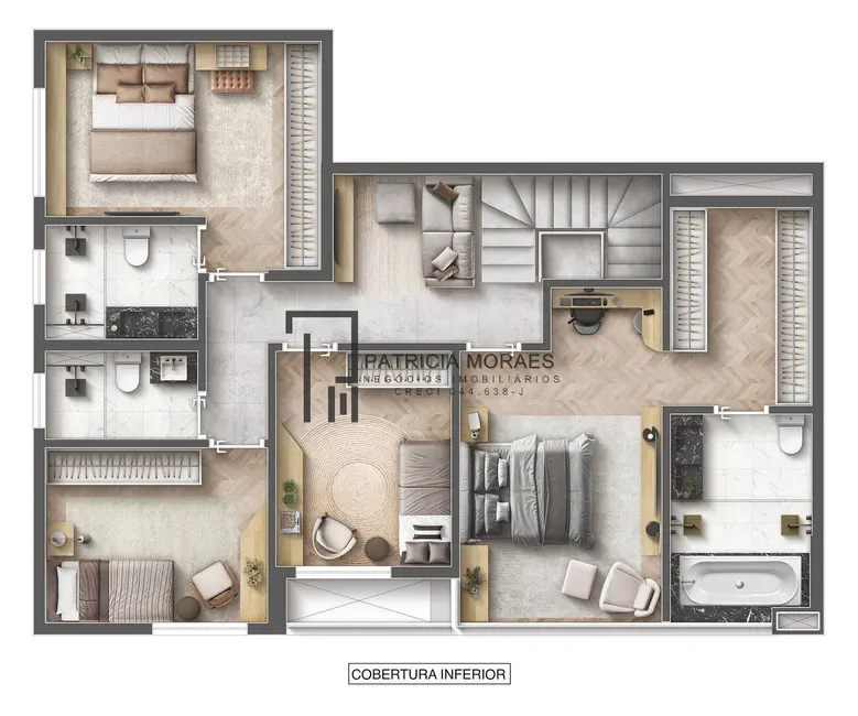 Apartamento com 3 quartos à venda, 87m2 em Centro, Indaiatuba - SP - imagem 5 Foto 5 de Apartamento com 3 quartos à venda, 87m2 em Centro, Indaiatuba - SP