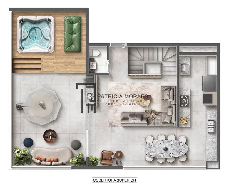 Apartamento com 3 quartos à venda, 87m2 em Centro, Indaiatuba - SP - imagem 6 Foto 6 de Apartamento com 3 quartos à venda, 87m2 em Centro, Indaiatuba - SP