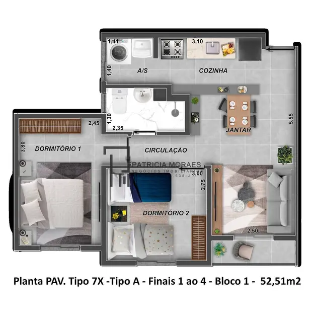Apartamento com 2 quartos à venda, 46m2 em Vila Haro, Sorocaba - SP - imagem 9 Foto 9 de Apartamento com 2 quartos à venda, 46m2 em Vila Haro, Sorocaba - SP