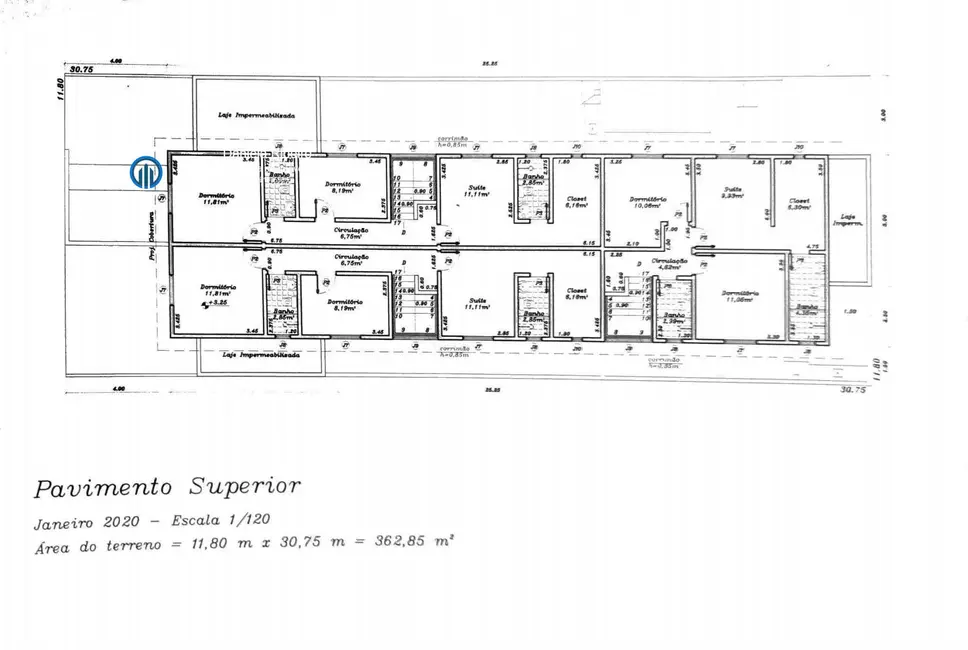 Foto 2 de Casa com 3 quartos à venda, 205m2 em Boqueirão, Santos - SP