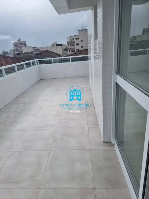 Foto 1 de Apartamento com 2 quartos à venda e para alugar, 53m2 em Embaré, Santos - SP