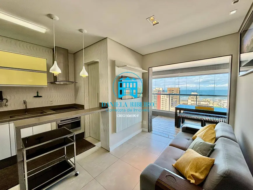 Apartamento com 2 quartos para alugar, 70m2 em Pompéia, Santos - SP - imagem 2 Foto 2 de Apartamento com 2 quartos para alugar, 70m2 em Pompéia, Santos - SP